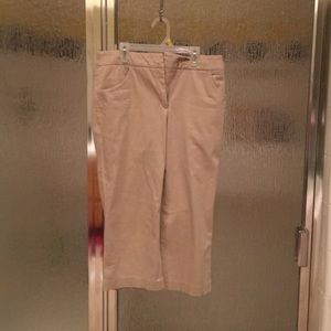 Claudia Ev clamdiggers straight leg Chino